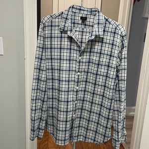 Men’s J Crew L Plaid Button Down Shirt